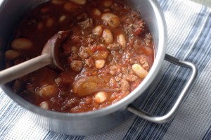 Lamb and butter bean casserole