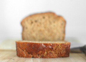 organic spelt banana bread