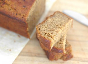 organic spelt banana bread