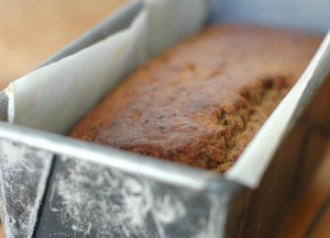 organic spelt banana bread