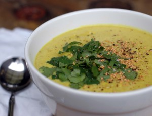 organic cauliflower cashew soup