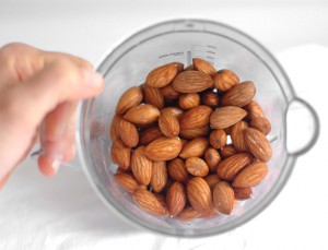 organic almonds